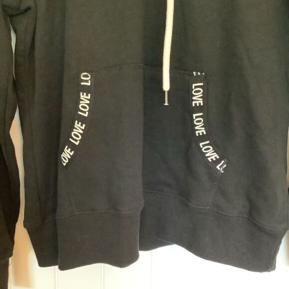 NWT❤ Reflex Ultra Soft "Love" Hoodie ❤🖤😎 - Picture 4 of 6